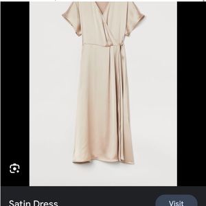 H and M Satin Dress